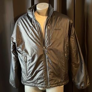 Marmot Men’s size XL zip up puffer jacket black